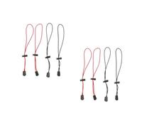 BESPORTBLE 2sets Bungee Cord Tie Black Backpacks Bungee Straps for Backpack Bungee Cords with Balls Elastic Cord Rope Hiking Bungees Backpack for Camping Backpack for Travel Wire Ties 4pcs*2
