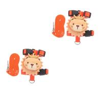 BESPORTBLE 2sets Cartoon Bunny Kit for Small Pets Lightweight Vest Leash Easy to Wear and Design for Outdoor Walks and Adventures