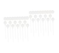 BESPORTBLE 2sets Chicken Leg Rings Chick Leg Bands Poultry Identification Bands Tags for Chickens 50pcs*2