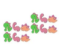 BESPORTBLE 2sets Cute Cartoon Dinosaur Brooches for Bags and Clothes Fun Animal Pins for Women Stylish Accessories Purple Green Pink for Backpacks and 6pcs*2