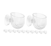 BESPORTBLE 2sets Fish Tank Plant Pots Acrylic Underwater Planter Aquarium Decor 6pcs*2