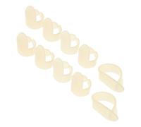 BESPORTBLE 2sets Glow Dark Guitar Fingerpicks Finger and Thumb Picks for Guitar Banjo Finger Picks for Ukulele Fluorescent Party Accessories