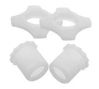 BESPORTBLE 2Sets Glow Dark Mic Accessories Rings Bottom Rod Sleeves for Microphone Protection Easy Install for Ktv Bars and Stages