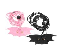 BESPORTBLE 2sets Hamster Leash Small Animal Harness for Rat Guinea Pet Ferret Comfortable Soft Leash Rope 1.5m Long 2pcs*2