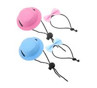 BESPORTBLE 2sets Pet Cute Small Animal Accessories Hamster Headwear Reusable for Parties Holidays Everyday Fun Bunny Costumes