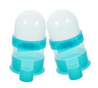 BESPORTBLE 2sets Pet Water Holder for Pigeon Parrot Plastic Water Container Tap Simple to Use Lightweight for Outdoor 2pcs*2