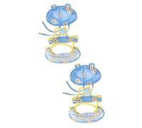 BESPORTBLE 2sets Puppy Swimsuit for Dogs Breathable Apparel Cute Floral Design for Pet Fashion Shows and Birthday Parties Easy to Clean and Store