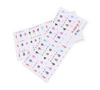 BESPORTBLE 2sheets Piano Keyboard Sticker Cartoon Piano Introduction Stickers Beginner Practical