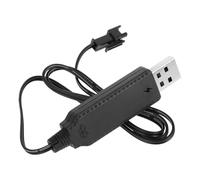 BESPORTBLE 3.7V Usb Charging Cable for Bubble Machine Electric Toy, Lipo Battery Charger Accessory, Black Plastic, 65 Inches Long