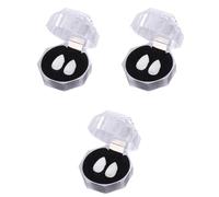 BESPORTBLE 3 Pair Resin Vampire Fangs False Teeth Cosplay Prop for Halloween Costume Party, Classic Horror Style Dentures to Create Scary Atmosphere