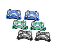 BESPORTBLE 3 Pairs Foot Tambourines for Music Enlightenment Ergonomic Design Straps Unique Rhythm Sound Effects Versatile Instrument for Dance Fitness Entertainment