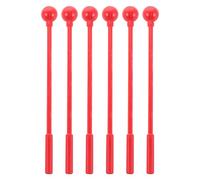 BESPORTBLE 3 Pairs Glockenspiel Drum Mallets - Percussion Xylophone Mallets For Xylophone Glockenspiel Marimba Bell Chime - Hammer For Drum