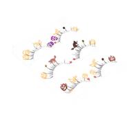 BESPORTBLE 3 Pairs Halloween Sequin False Eyelashes Dramatic Skull Pumpkin Design Thick Spiky Glitter Lashes for Cosplay Stage Makeup Fancy Dress Party Accessories