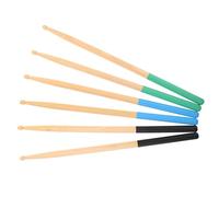 BESPORTBLE 3 Pairs Maple Drumsticks Antislip Design for Electronic Acoustic Drumming Comfortable Grip for Beginners Professionals for Practice Performance
