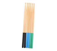 BESPORTBLE 3 Pairs Maple Wood Drumsticks Slip Grip Ergonomic Drum Sticks for Electronic and Acoustic Drum Kits Band Practice Personal Practice Teaching Demonstrations