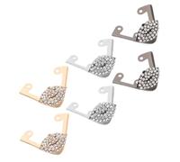 BESPORTBLE 3 Pairs Metal High Heel Shoe Tip Pointed Caps for Formal Events and Everyday Use Fit for Heels and Boots Easy Install Iron Covers for Shoe Repair and Protection