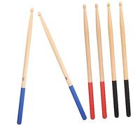 BESPORTBLE 3 Pairs Slip Maple Drumsticks Lightweight Percussion Sticks for Beginners Adults Durable Non Fading Drum Accessories for Acoustic and Electronic Drums