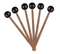 BESPORTBLE 3 Pairs Tongue Drum Sticks Professional Percussion Accessories Ergonomic Handle Rubber Mallet Head for Ethereal Drum Music Performance