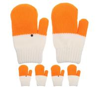 BESPORTBLE 3 Pairs Winter Goose Gloves - Funny Novelty Animal Gloves With Thermal Soft Lining - Mittens For Outdoor Activities Running Cycling Cold Protection