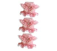 BESPORTBLE 3 Pcs Cat Harness for Pets Pet Clothes Set Cat Vest Traction Durable Polyester Material Kitten Harness Leash