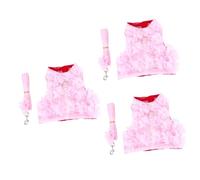 BESPORTBLE 3 Pcs Dog Harness Mesh Breathable Dog Support Harness Pet Traction Rope Cool for Puppies Random Color