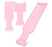 BESPORTBLE 3 Pcs Highlight Combs with Protruding Bend Design and Rounded Teeth Plastic Dyeing Boards for Hair Colouring, Creating Waves and Curls, Suitable for People of Hair Types and DIY