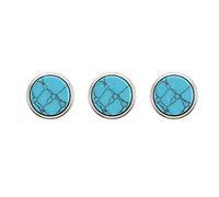 BESPORTBLE 3 Pcs Lightweight Sky Blue Trumpet Pad Piston Buttons Buckles for Musical Instruments Small Accessory Replacement for Trumpets Practical for Music Lovers