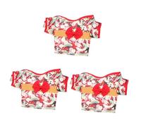 BESPORTBLE 3 Pcs Pet Apparel Dog Fancy Dress Cat Kimono Novel Patterns Comfortable Breathable Materials