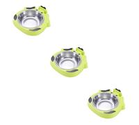 BESPORTBLE 3 Pcs Pet Dog Bowl Hanging Dog Bowl Water Dispenser Cat Water Fountain Non-slip Dog Cat Bowl Dog Feeding Station Pet Hanging Food Bowl Pet Feeder Hanging Pet Bowl Stainless Steel