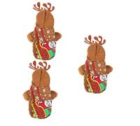 BESPORTBLE 3 Pcs Pet Festival Coat Dog and Cat Christmas Costumes Decorative Pet Clothing Easy-on Dog Christmas Jumper