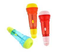 BESPORTBLE 3 Pcs Prop Microphone for Singing and Pretend Play Plastic Echo Microphones for Aged Easy to Use Music Party Favors for Boys