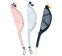 BESPORTBLE 3 Pcs Rice Washing Drainer Set Manual Rice Rinsing Filter Grain Debris Filter Kitchen Gadget for Basin and Pot Edge and Plastic Wash Aid