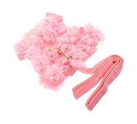 BESPORTBLE 3 Pcs Stereo Flower Traction Chest Rope l Dog Cat Harness Pet Supplies Adjustable Straps Random Color