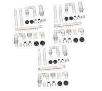 BESPORTBLE 3 Sets Aquarium Water Inflow Outflow Tube Fish Tank Filter Replacement Hose Smooth Bend Design Easy Install for External Canister Filters