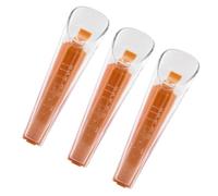 BESPORTBLE 3 Sets Baking Measuring Cup Dry Yeast Measuring Cup with Scale and Sealing Clip Removable Easy Operation Abs Plastic Polypropylene Kitchen Gadget for Home and Restaurant