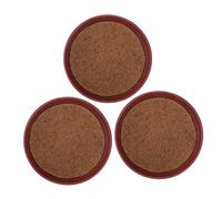 BESPORTBLE 3 Sets Bird Mats for Pigeon Nests Durable Palm Pads Plastic Egg Nests for Breeding Hatching and Nesting Accessories for Doves Quails and Other Birds