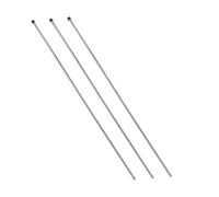 BESPORTBLE 3 Sets Desktop Foosball Poles with Non Slip Caps Steel Table Soccer Rods for Family Fun Compatible with Standard Foosball Tables for All Ages and Social Events