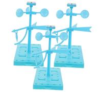 BESPORTBLE 3 Sets DIY Plastic Wind Vane Kit for Classroom Science Tools Stem Weather Instruments Teaching Aid for Primary School Group Projects and Interactive Science Learning