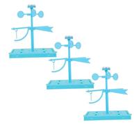 BESPORTBLE 3 Sets DIY Wind Vane Kit for Classroom Stem Science Learning Wind Direction Indicator Weather Tools Plastic Model for Primary School Teaching Aid and Outdoor Science Experiments