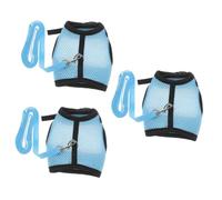 BESPORTBLE 3 Sets Hamster Leashes Guinea Pig Accessories Rabbit Harness Walk Traction Ropes Pet Sling (l)