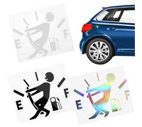 BESPORTBLE 3 Sheets Decorative Fuel Tank Stickers Car Fuel Tank Cap Stickers Wear-resistant Car Decals Auto Tank Pointer Sticker Car Styling Accessories