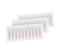 BESPORTBLE 30 Pack Mini Thermometers Small Analog Thermometer Model for Dollhouse Home Office and Greenhouse Decor Clear Readings Glass Tube Design 6.00 X 1.50 X 0.20 cm