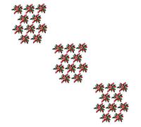 BESPORTBLE 30 Pcs Christmas Pet Dog Hair Bows Set with Rubber Bands Festive Striped Grooming Accessories for Cats and Puppies Durable Non Fading Colors for Holiday Parties and Photo Shoots