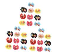 BESPORTBLE 30 Pcs Dog Hair Clip Puppy Headdress Puppy Hair Bows Pet Hair Bow Bows for Hair Dog Hair Tie Bowknot Clip for Hair Clip Kitten Grooming Kit Puppy Hair Clip Pet Hair Ring