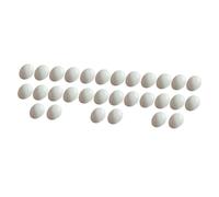 BESPORTBLE 30 Pcs Fake Eggs Budgie Eggs Crafts for Boys Parakeet Gummies Finch Eggs Fake Quail Eggs Parrot Eggs Paw Simulation Bird Egg Lead Eggs Plastic Pigeon White