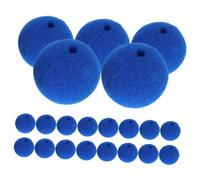 BESPORTBLE 30pcs Blue Sponge Foam Clown Nose Circus Party Decorations for Halloween Cosplay and Carnival Accessories for Adults
