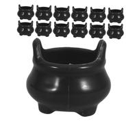 BESPORTBLE 30Pcs Cauldron Halloween Decor for Dollhouse Tiny Simulated Cauldron Pots for Party Favors and Creative DIY Projects