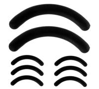 BESPORTBLE 30pcs Eyelash Curler Refill Pads Durable Rubber Replacement Inserts with Storage Box for Eyelash Curlers Black Versatile and Cosmetic Accessory