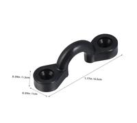 BESPORTBLE 30pcs Kayak Pad Eye Deck Tie Down Kit Grade Stainless Steel Screws Nylon C Clamp Buckles for Secure Canoe and Kayak Rigging Black Replacement Hardware