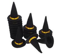 BESPORTBLE 30pcs Mini Felt Witch Hats for Wine Bottle Toppers Halloween Decor DIY Craft Accessories for Festive Celebrations and Parties